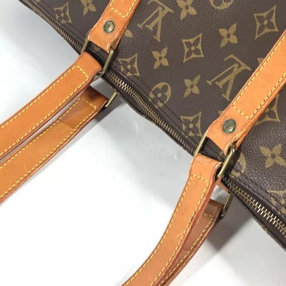 LOUIS VUITTON M51116 Monogram Flannery 50 Bag Tote Bag Shoulder Bag Brown - Picture 10 of 15